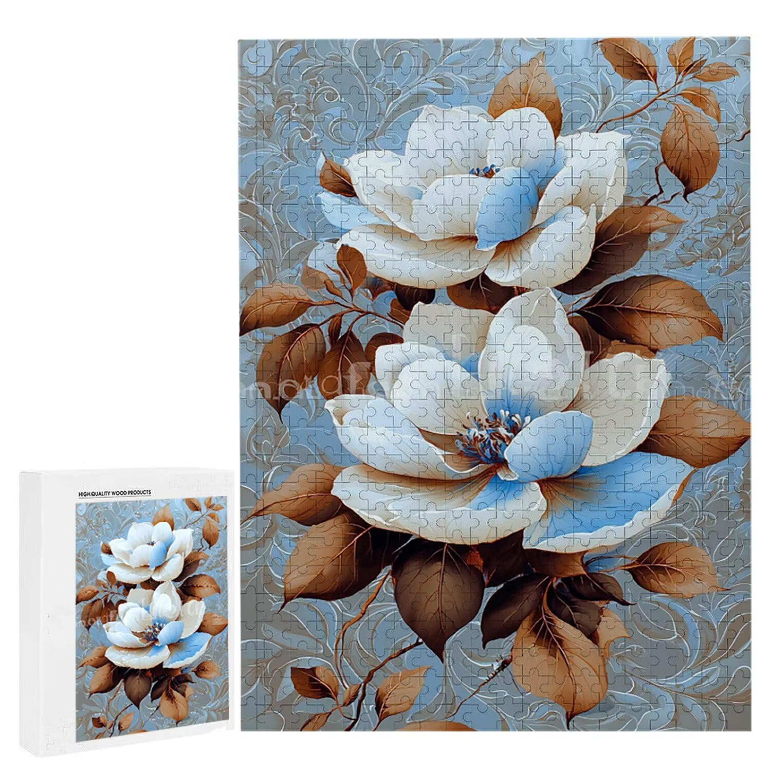 1000 sztuk puzzli, jadeitowe storczyki 1000 sztuk puzzli dla dorosłych, prezent rocznicowy, prezent świąteczny, dekoracja domu, zapobieganie degeneracji mózgu u osób starszych v-970