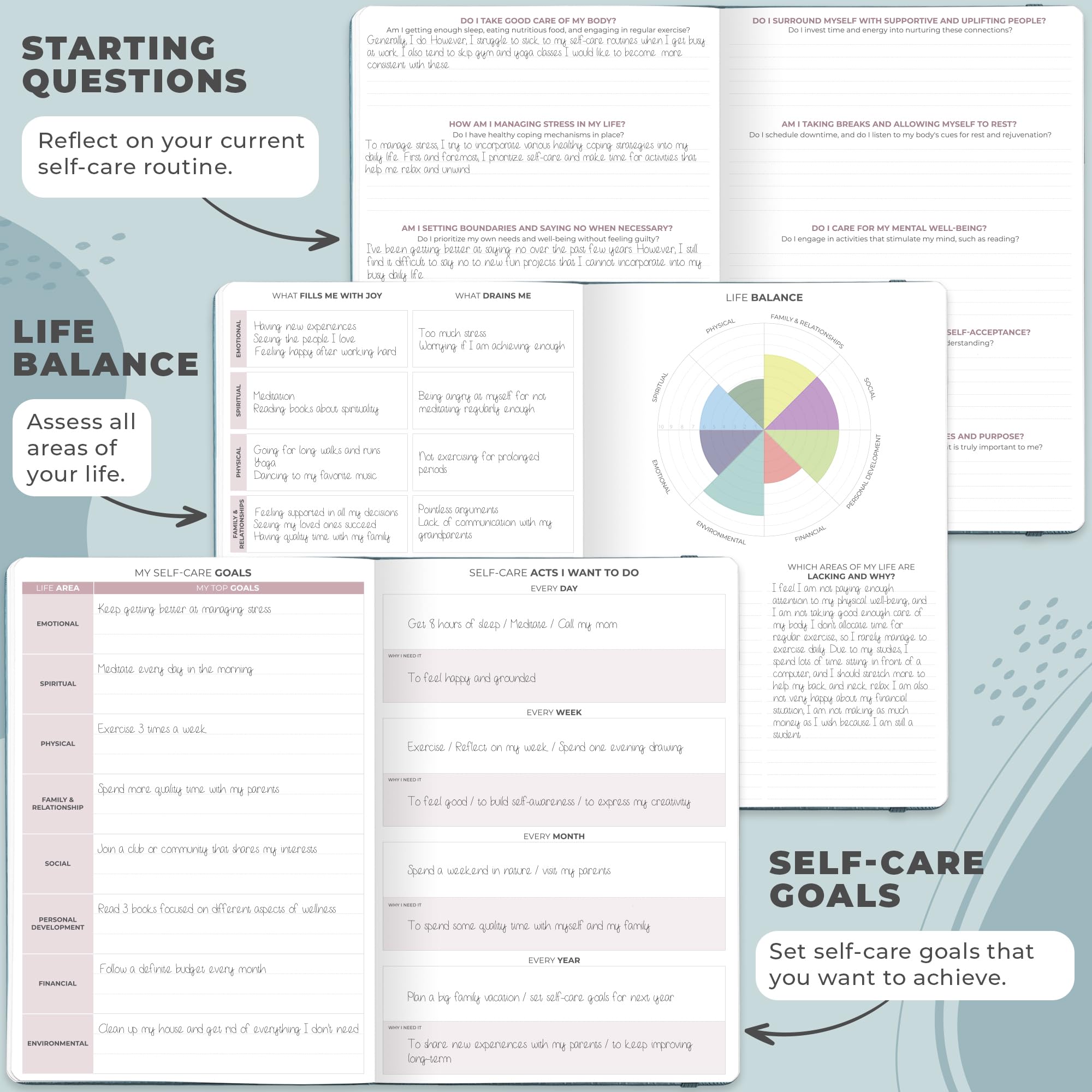 Clever Fox Self-Care Journal PRO, Wellness & Daily Reflection Notebook, Mental Health - Image 4