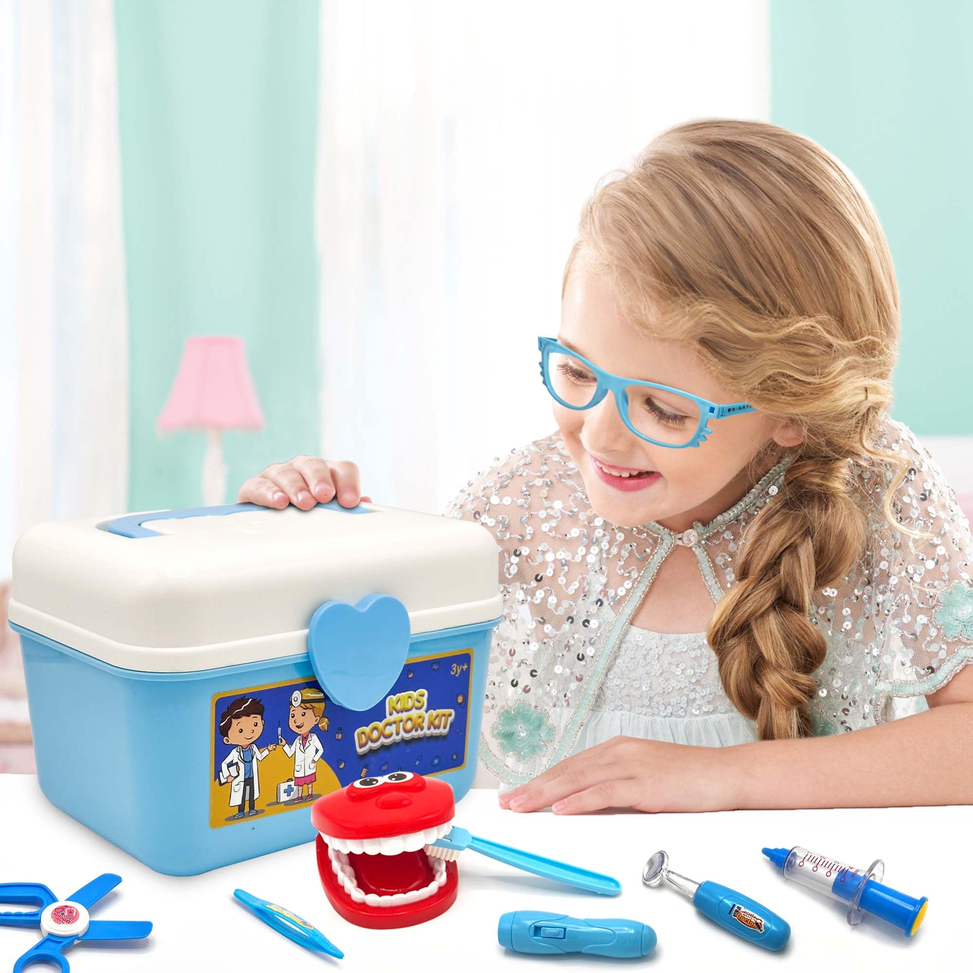 Momo's Den Doctor Kit for Toddlers 3-5 | 25 Piece | Kids Doctors