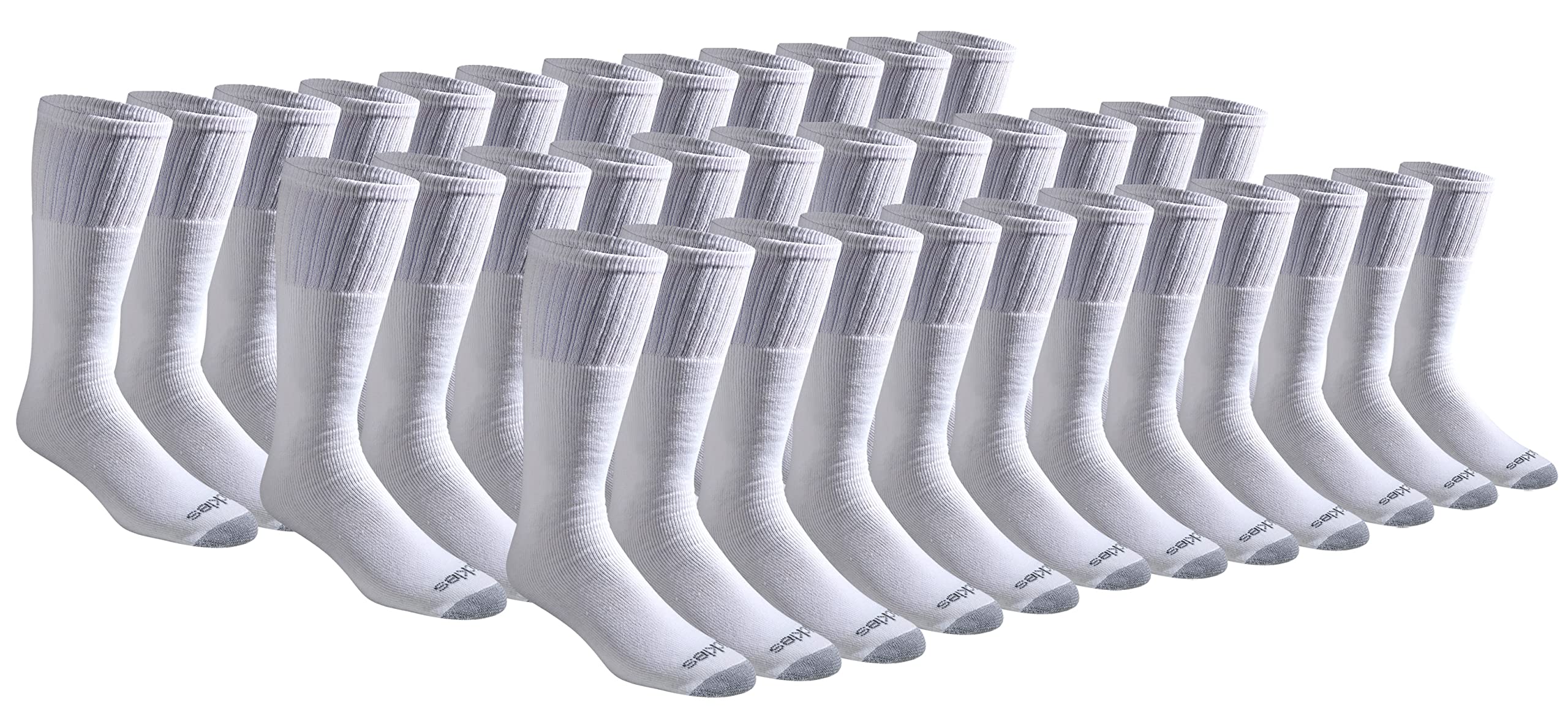 Dickies Men's Cushioned Work Tube Socks (36 Pairs)