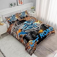 Vista 218 de Axolotl Kid Comforter Set Twin Size,Racing Car Bedding Set for Boys Girls Teen Kids Children Racing Gifts,Race Cars Quilt Bed Set with 1 Comforter 2