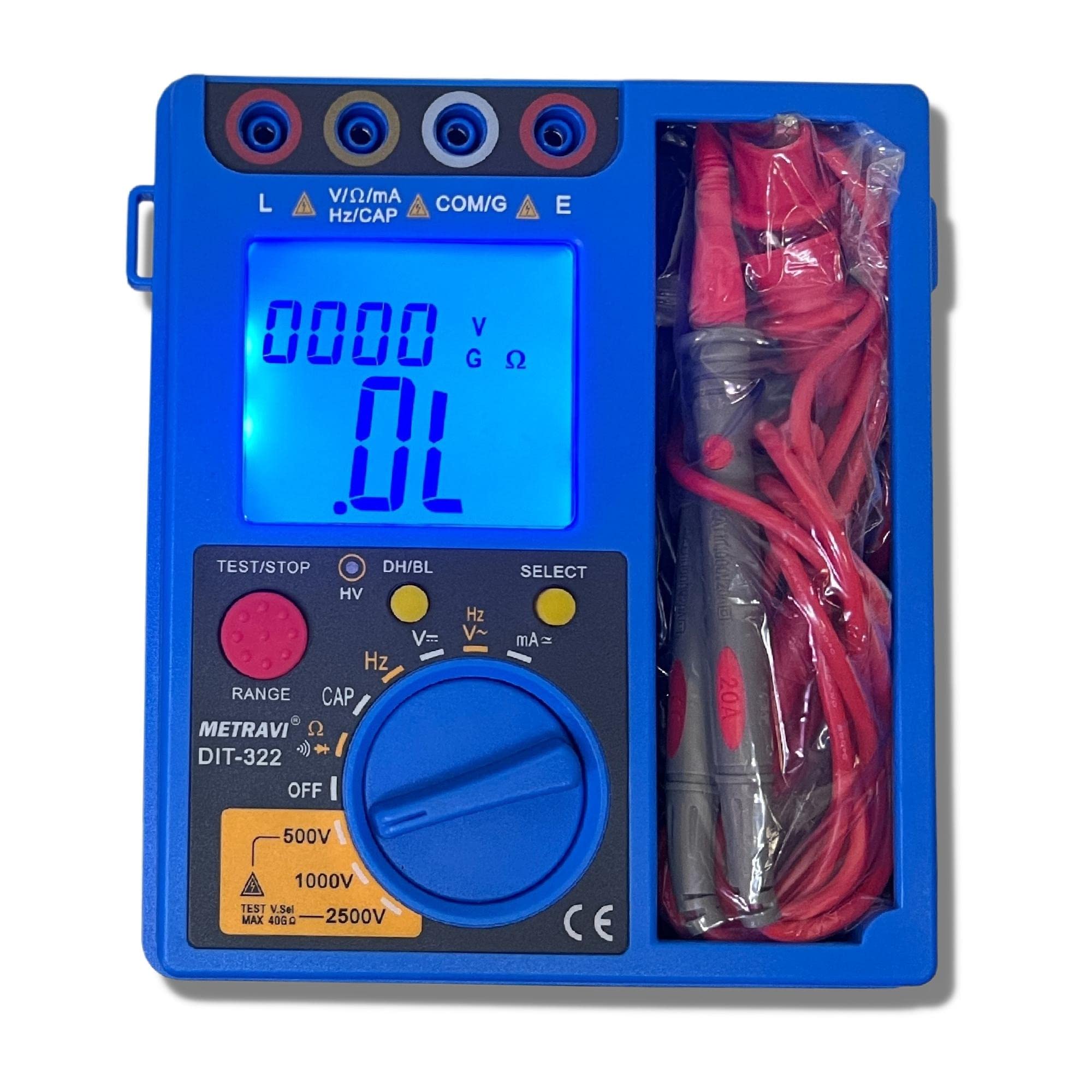 Metravi DIT-322 Digital Insulation Tester with built-in Multimeter (B07SQ1CTYY) Amazon Price History, Amazon Price Tracker