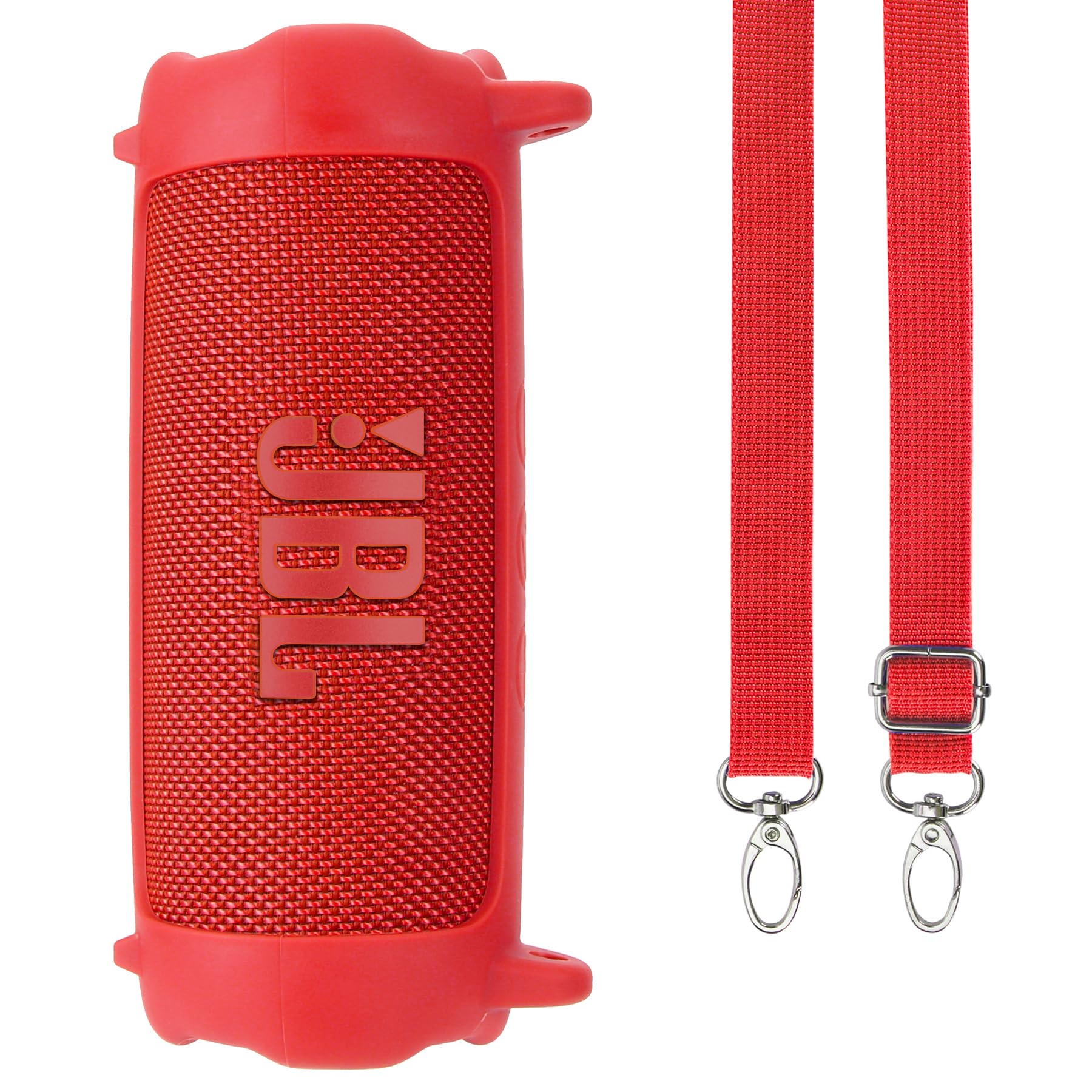 JBL FLIP7 ワイヤレススピーカー　レッドシリコンカバー付き Amazon.co.jp: Lebakortシリコンケースに適合するJBL FLIP 7 Bluetooth