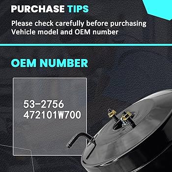 A555商品 Amazon.com: PartsFlow 53-2756 Vacuum Power Brake Booster