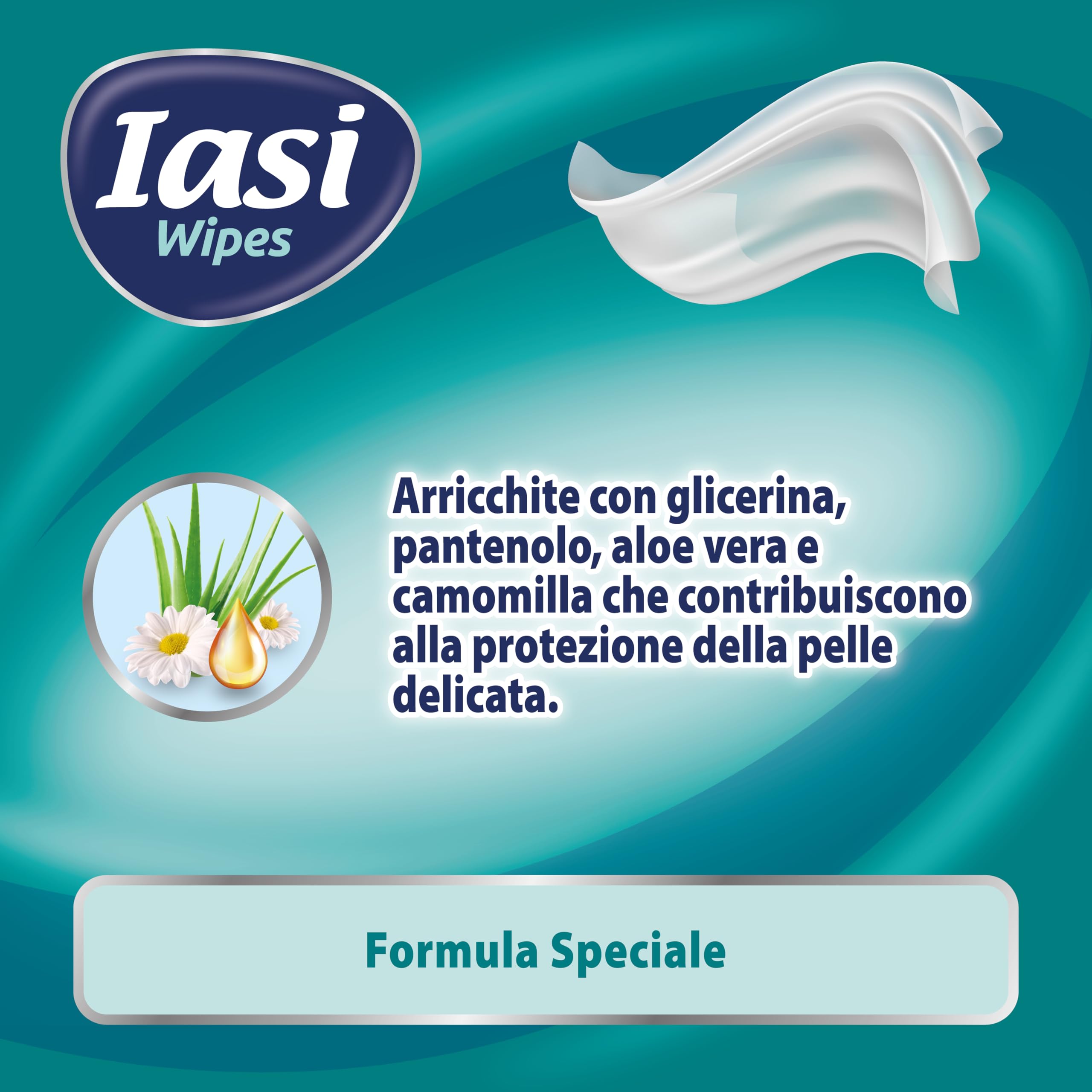 IASI Salviette Umidificate XL per Adulti, Ripristinano il PH naturale della pelle, Igiene Intima e Corpo, Senza Risciacquo, 864 unità