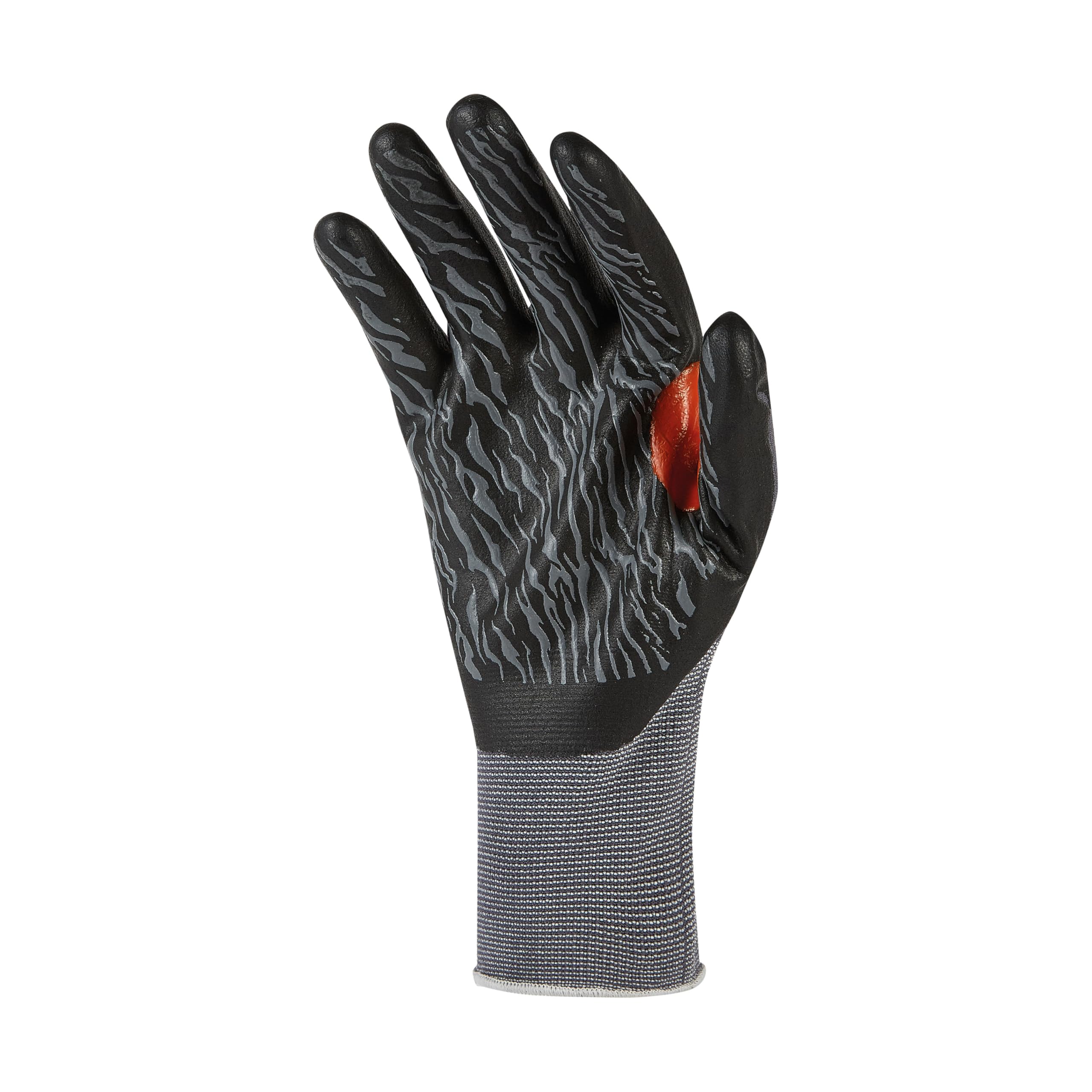 U Power Guantes de trabajo Kumba de seguridad con refuerzo de nailon revestimiento de nitrilo. Alta resistencia a la abrasión. Protección contra riesgos mecánicos térmicos. Color gris talla 9L