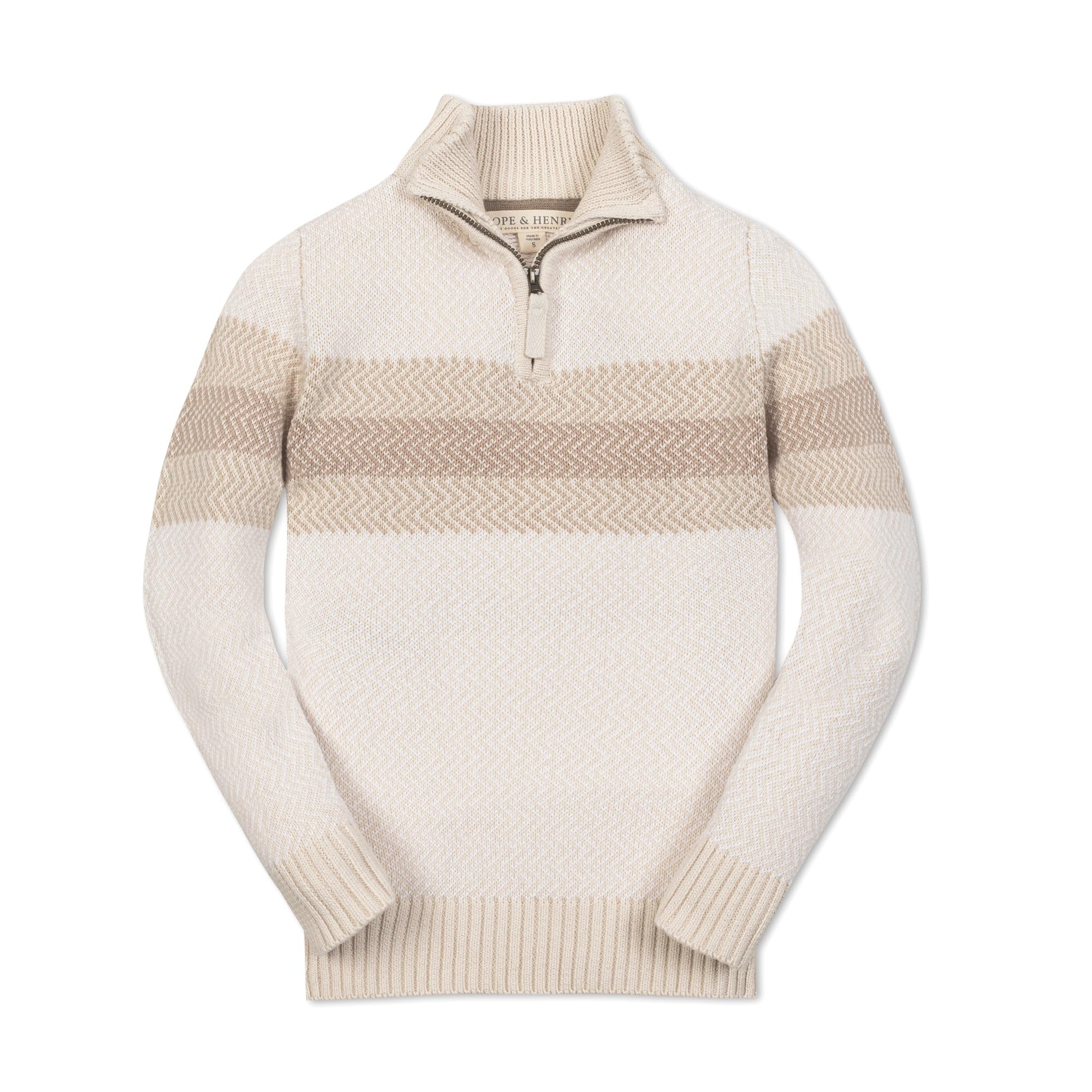 Hope &amp; Henry Girls' Milano Tipped Sweater Dress
