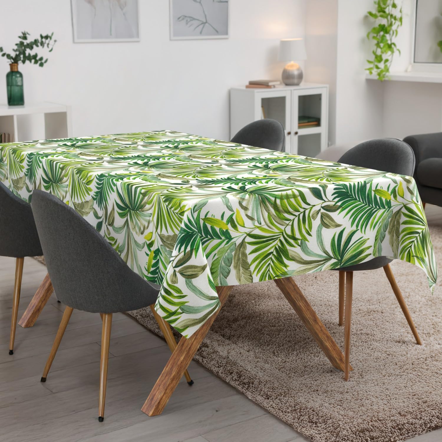ANRO Obrus zmywalny Palmy 280x140 cm plamoodporny