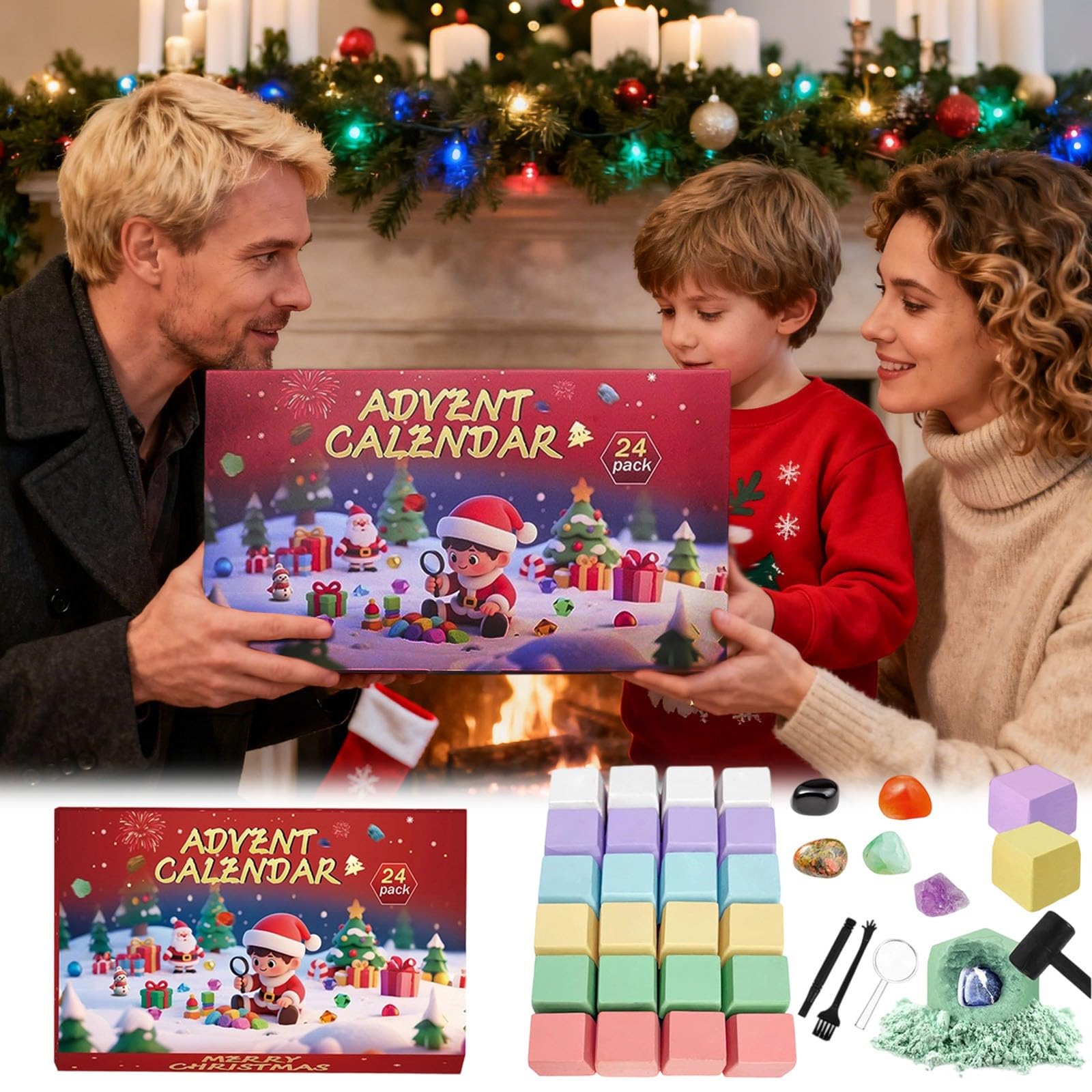 Adventskalender 2025 Kristall-Adventskalender 2025, 24 Tage