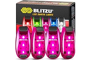 BLITZU 4 Pack LED Safety Lights Gear