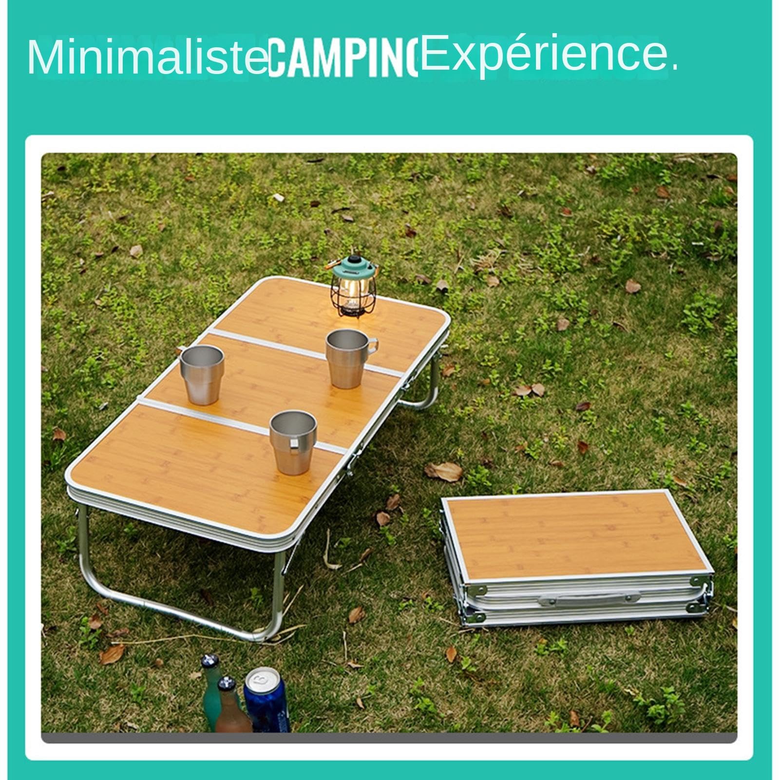 Générique Table De Camping Pliante Mobilier Portable | Table De Camping Pliable Portable Pour Le Pique-Nique Barbecue Cour Plage Pêche Jardin Extérieur Festival Patio Et
