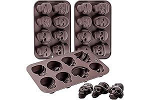 Skull Chocolate Mold Set of 3