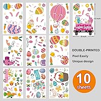 Vista 3 de Decoraciones Adhesivas de Ventana de Pascua para Ventanas de Vidrio Pegatinas Calcomanías