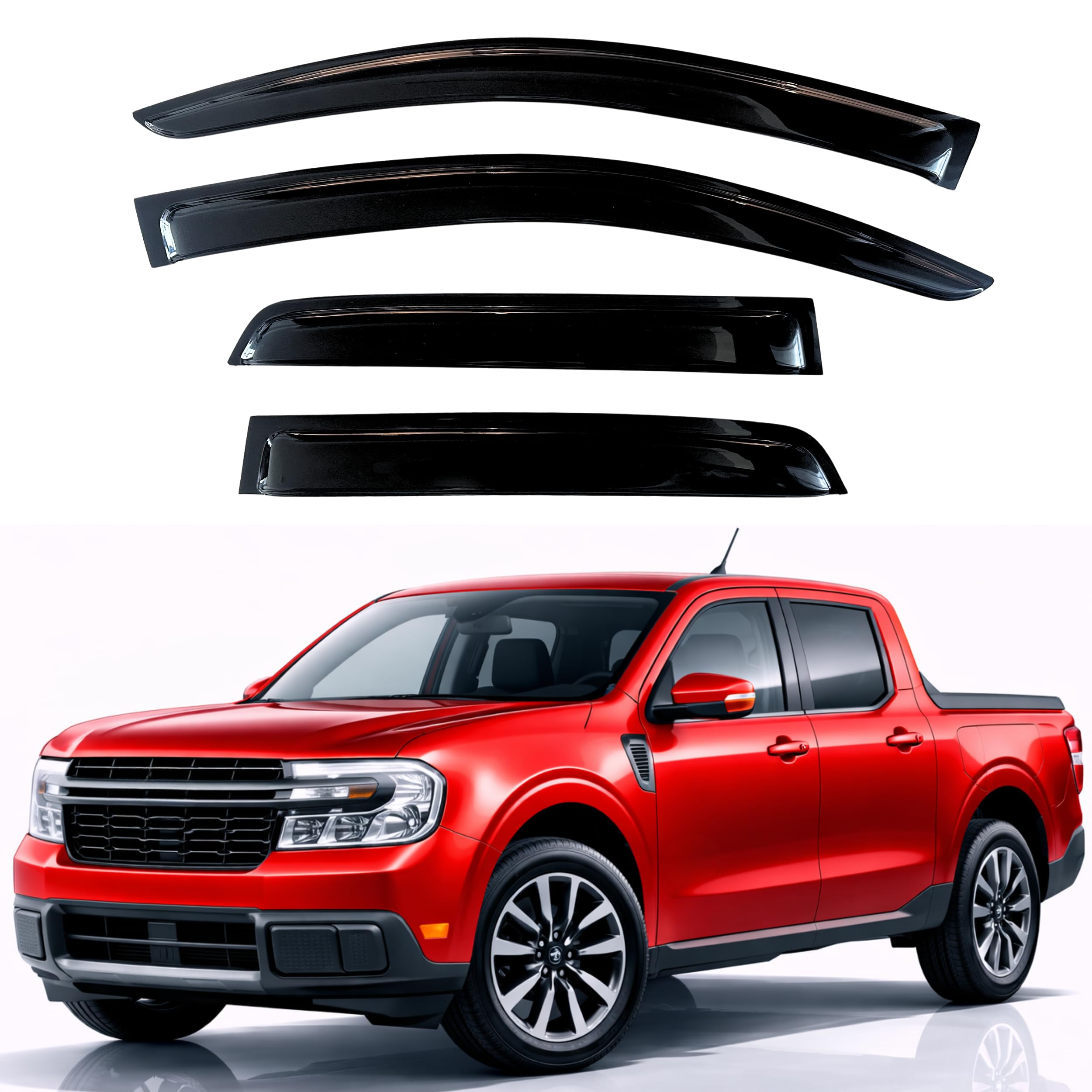 KPY Rain Guards Fit for 2022-2026 Ford Maverick