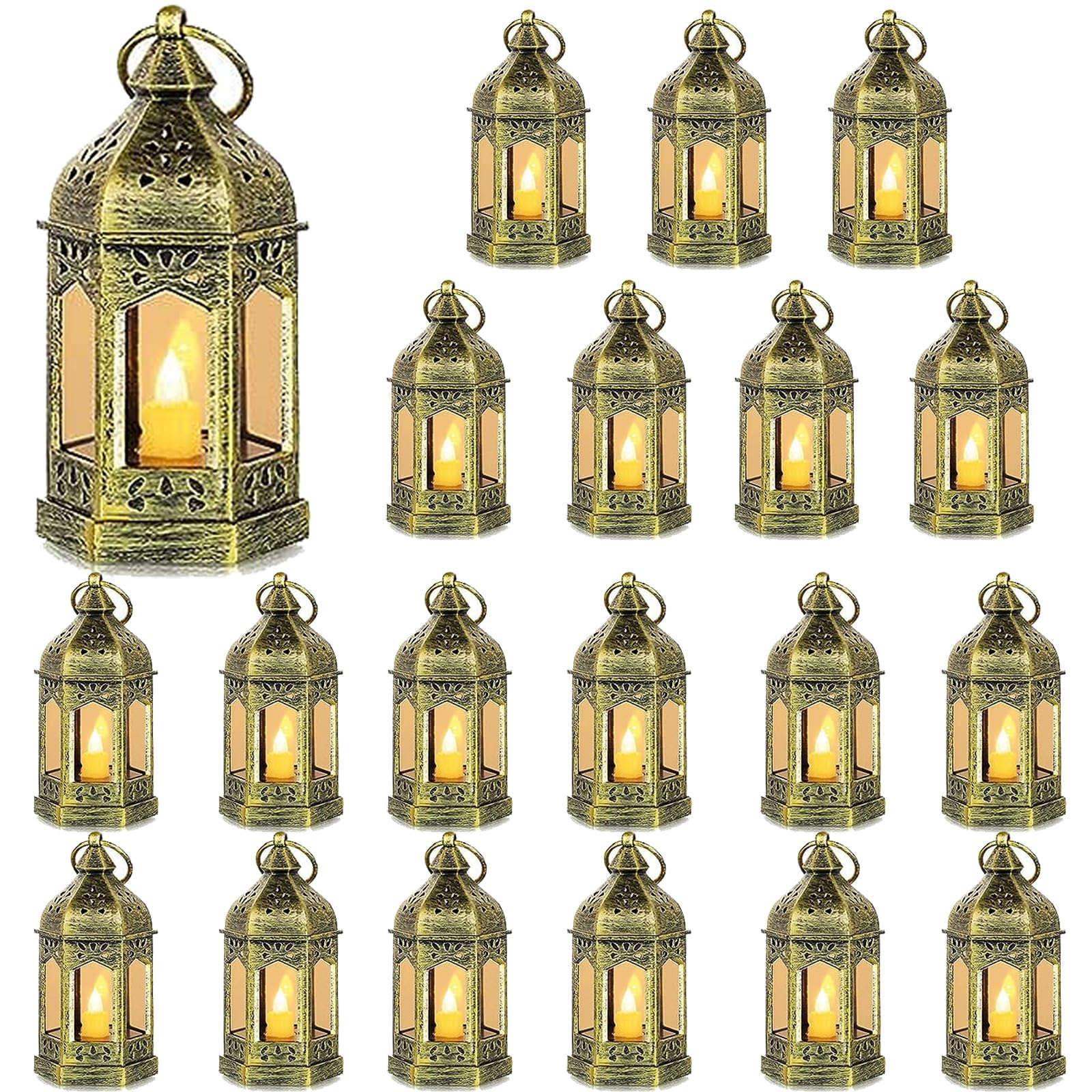 Hewory 20-Pack Mini Lanterns