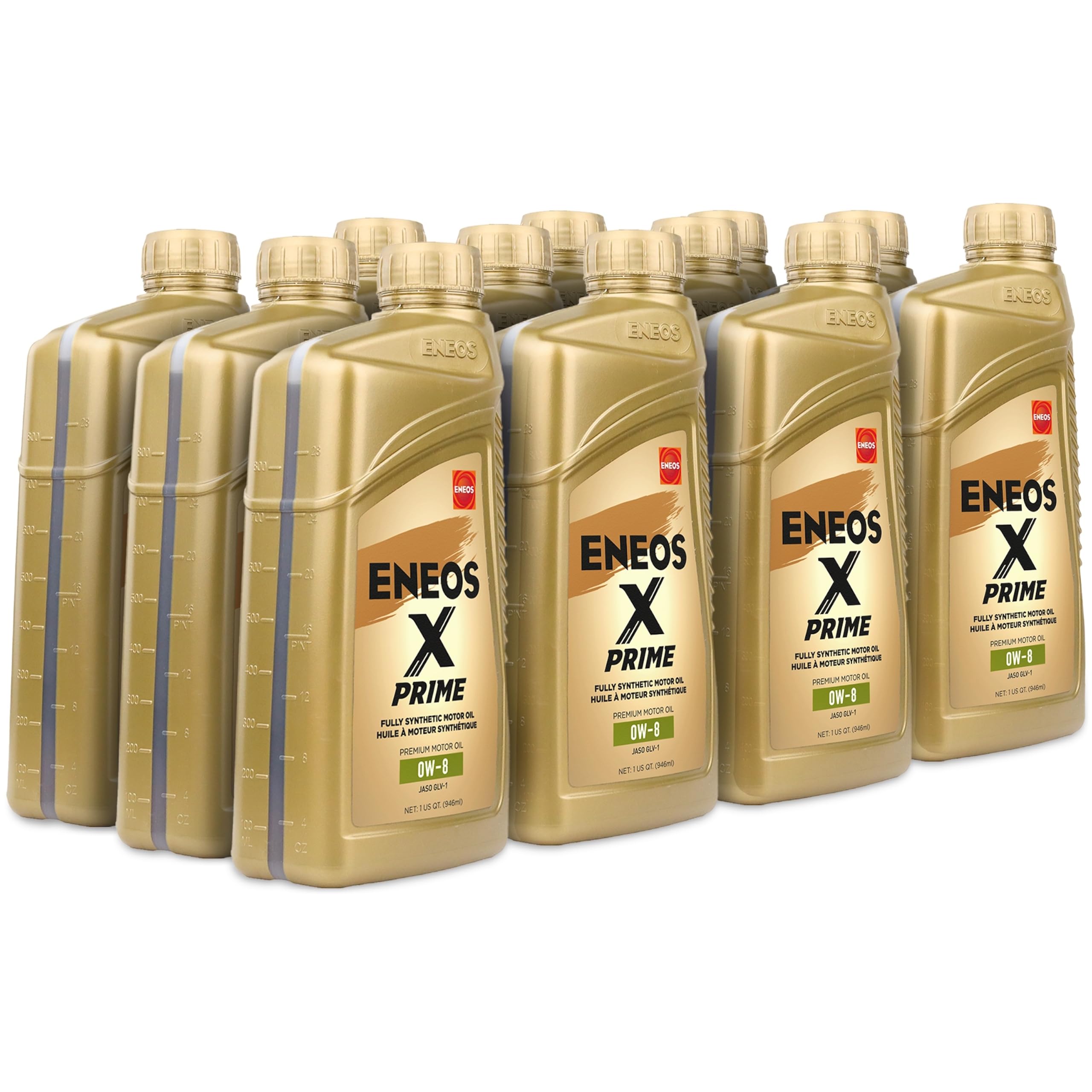 Amazon.com: ENEOS X PRIME 0W-8 Fully Synthetic Motor Oil, JASO GLV