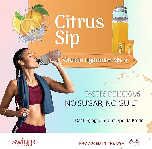 Miniatura 8 de Paquetes de electrolitos en polvo sin azúcar, mezcla de bebida de hidratación con vitaminas y agua, 2500 mcg B12, C + D + B6, folato, hierro zinc +