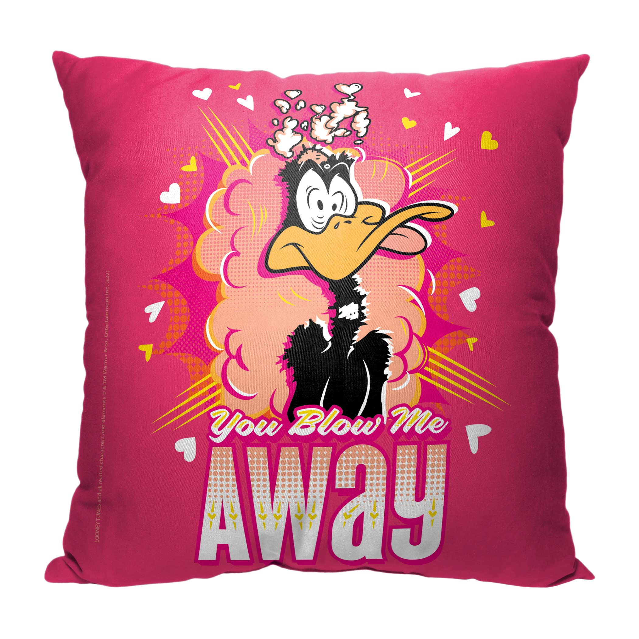 NORTHWEST Looney Tunes Pillow 18 x 18 Blown Away