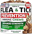 Flea Treatment for Cats - Flea and Tick Prevention for Cats - 160 Soft Treats - - product image