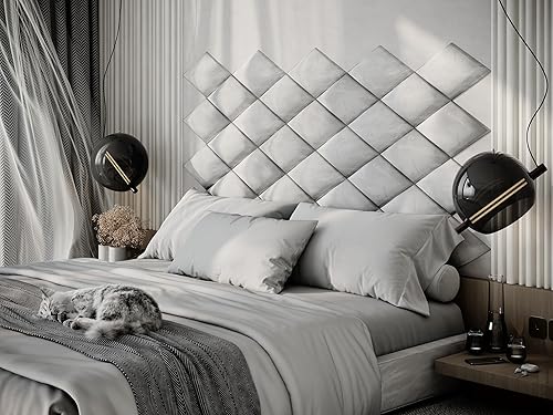 Paneles de arte acústicos decorativos de terciopelo suave para pared, azulejos absorbentes e insonorizantes ecoamortiguadores, tablones suaves