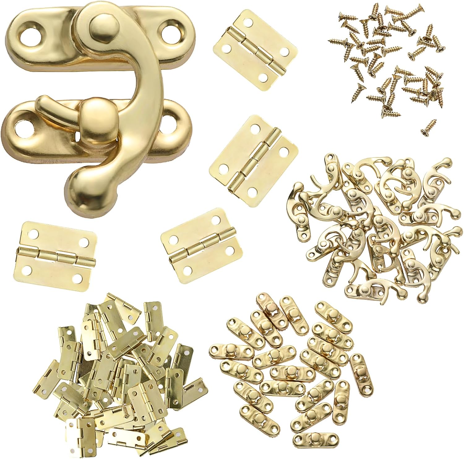 300Piece Jewelry Box Hardware Set, Includes 40 Jewelry Box Hinges 20