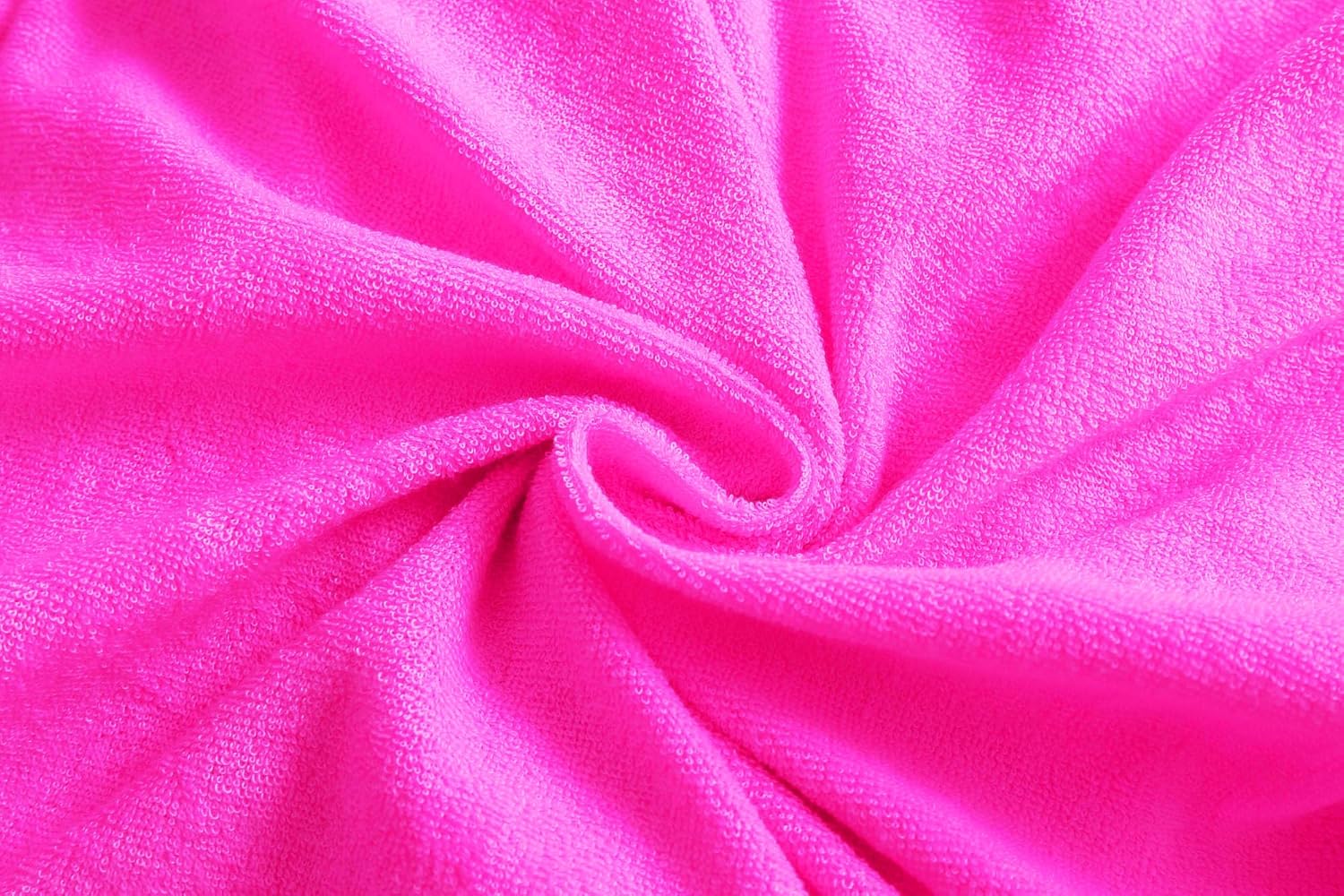 LUCKYGAL Girls Swim Cover Up Kids Swimsuit Coverup Terry Zip-Up Beach Bathing Suit Wraps with Sunglasses - Image 6