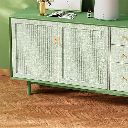 Miniatura 2 de Yancorp - Papel pintado de tela texturizada - 16"x120" de césped artificial, adhesivo, para pelar y pegar, removible, papel de contacto para