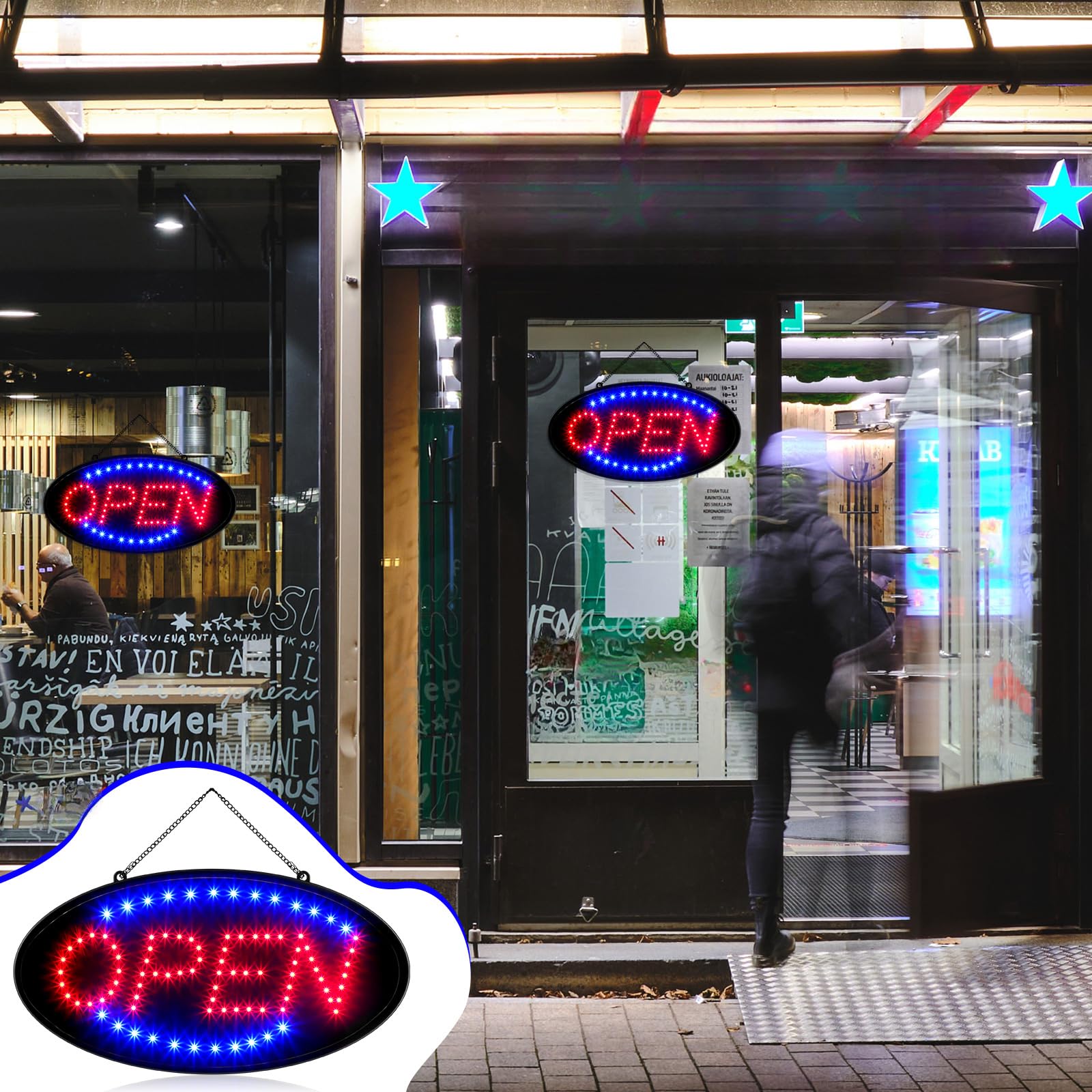 Aazon.co : Bright High Visibility Advertiseent Board Electric