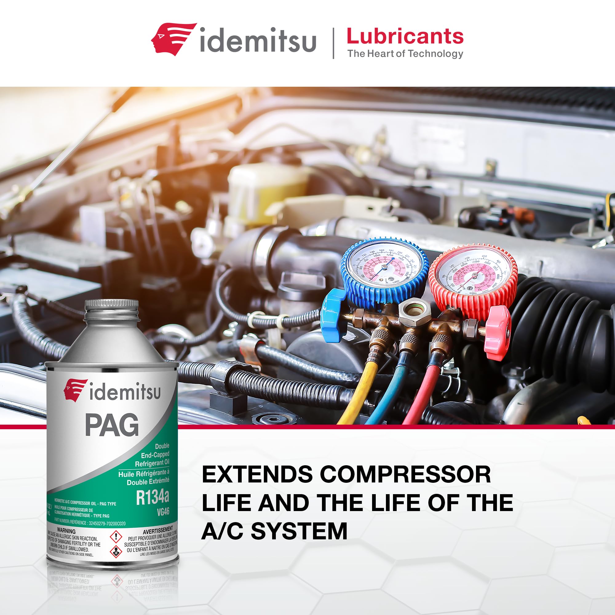 Amazon.com: Idemitsu PAG 46 Compressor Oil for R134a – 8 oz