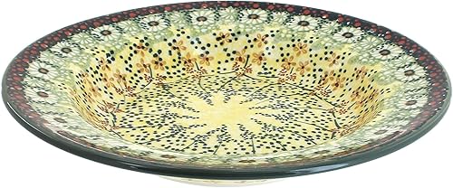 Miniatura 9 de Plato de sopa de mariposa azul de cerámica polaca rosa azul