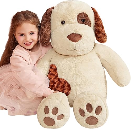 Miniatura 25 de IKASA Animal de Peluche Lobo Gigante, Juguetes de Peluche Grandes Jumbo de 30" para Niños, Niñas y Chicos