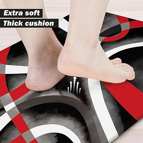 Miniatura 10 de Alfombras costeras de cocina de playa, decoración náutica, diseño de tortuga marina coral, tapetes antifatiga, antideslizantes, cómodos, acolchados