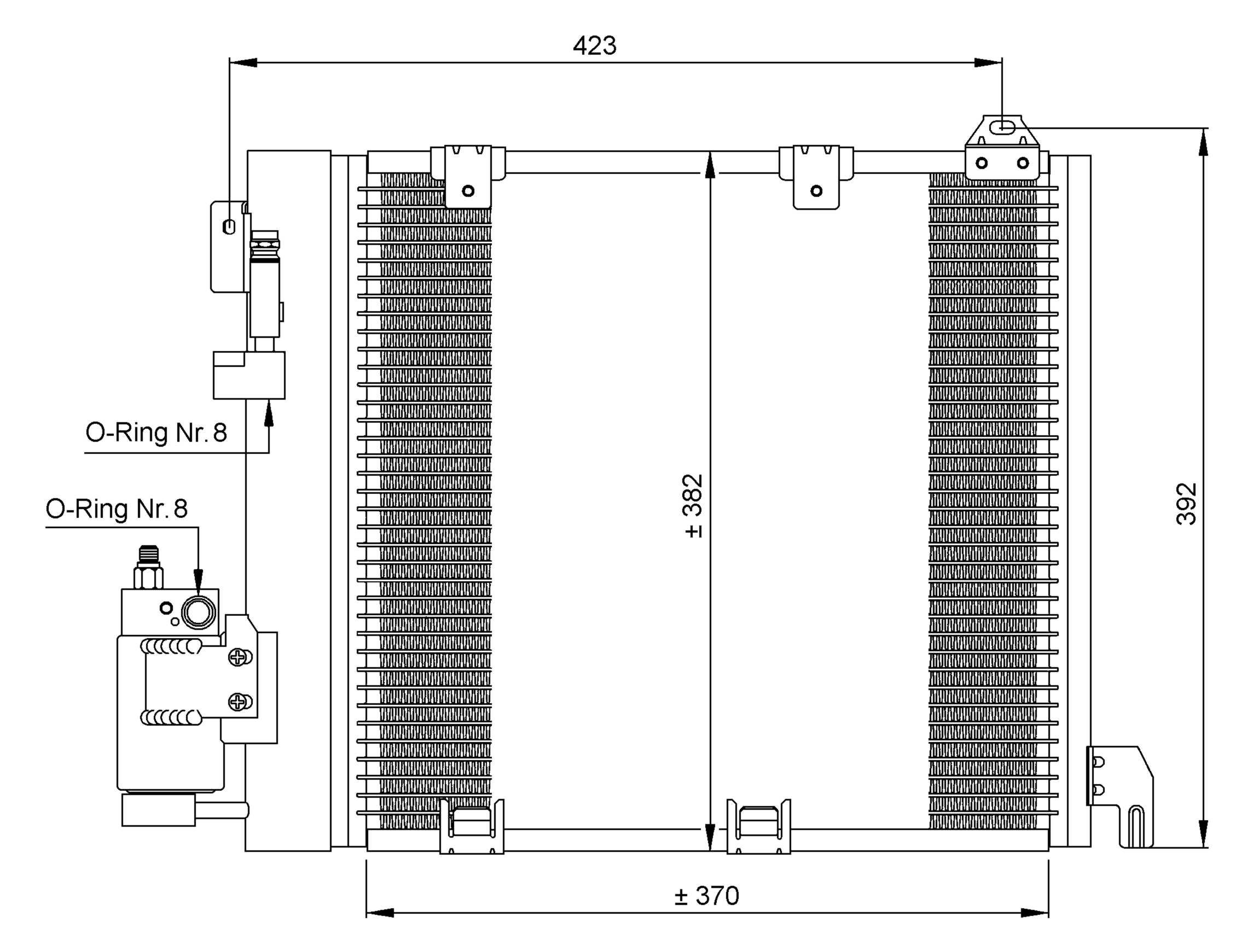 Nrf 35302 Condensatore, Climatizzatore