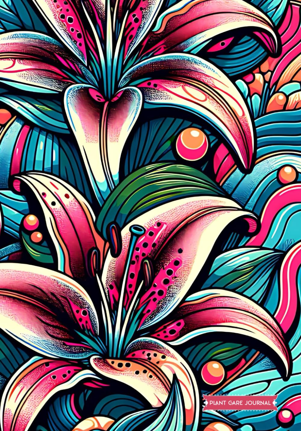 Plant Care Journal: Stargazer Lily Design