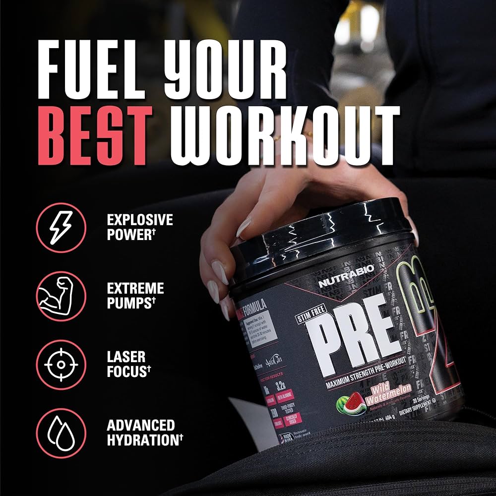 Amazon.com: NutraBio STIM-Free PRE Workout for Men, New Formula Amazon.com: NutraBio STIM-Free PRE Workout for Men, New Formula