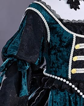 黒執事 緑の魔女 サリヴァン コスプレ 衣装 黒執事 ジークリンデ サリヴァン コスプレ衣装 ドレス セット 緑