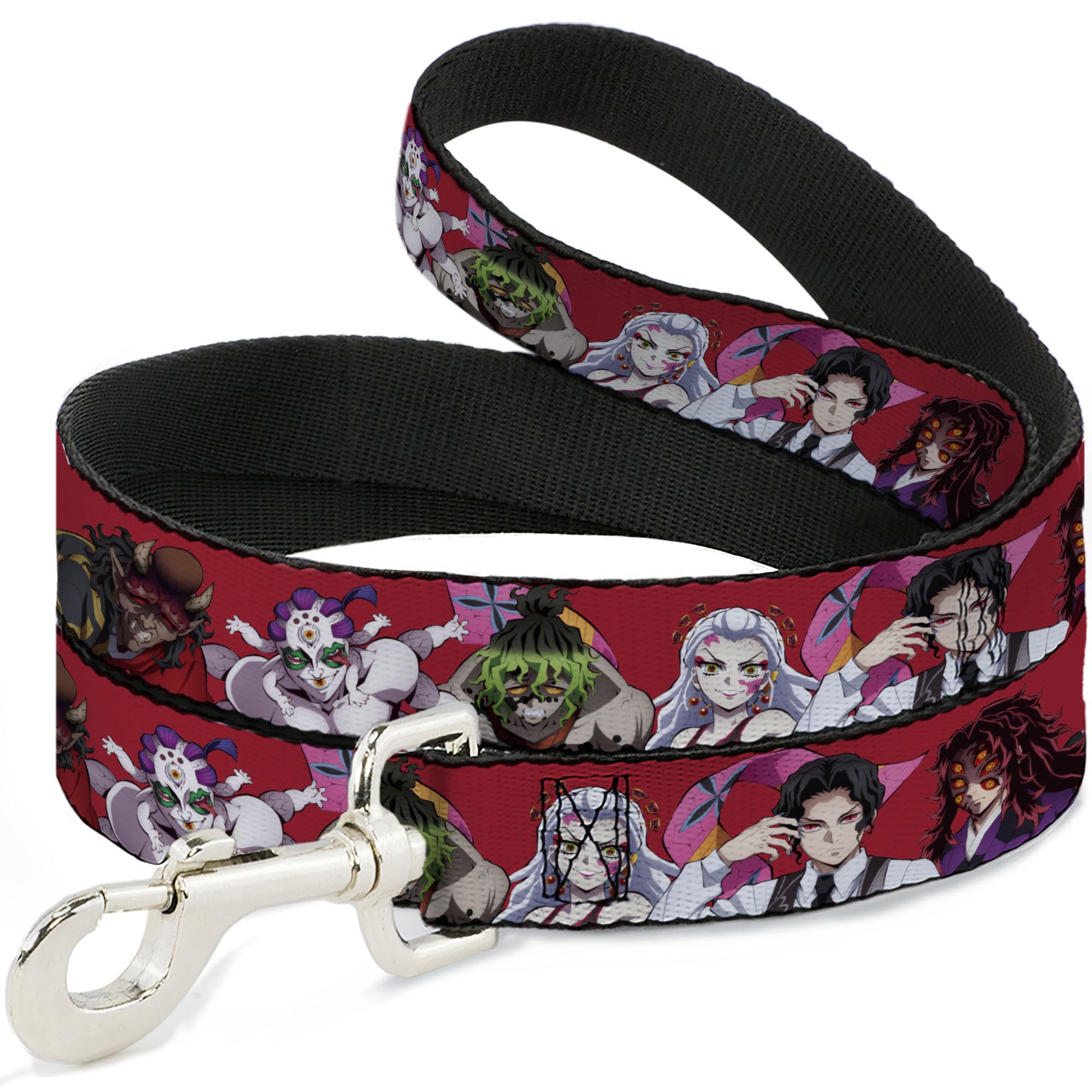 Laisse chien Demon Slayer rouge 1,2 m idéale pour les balades quotidiennes