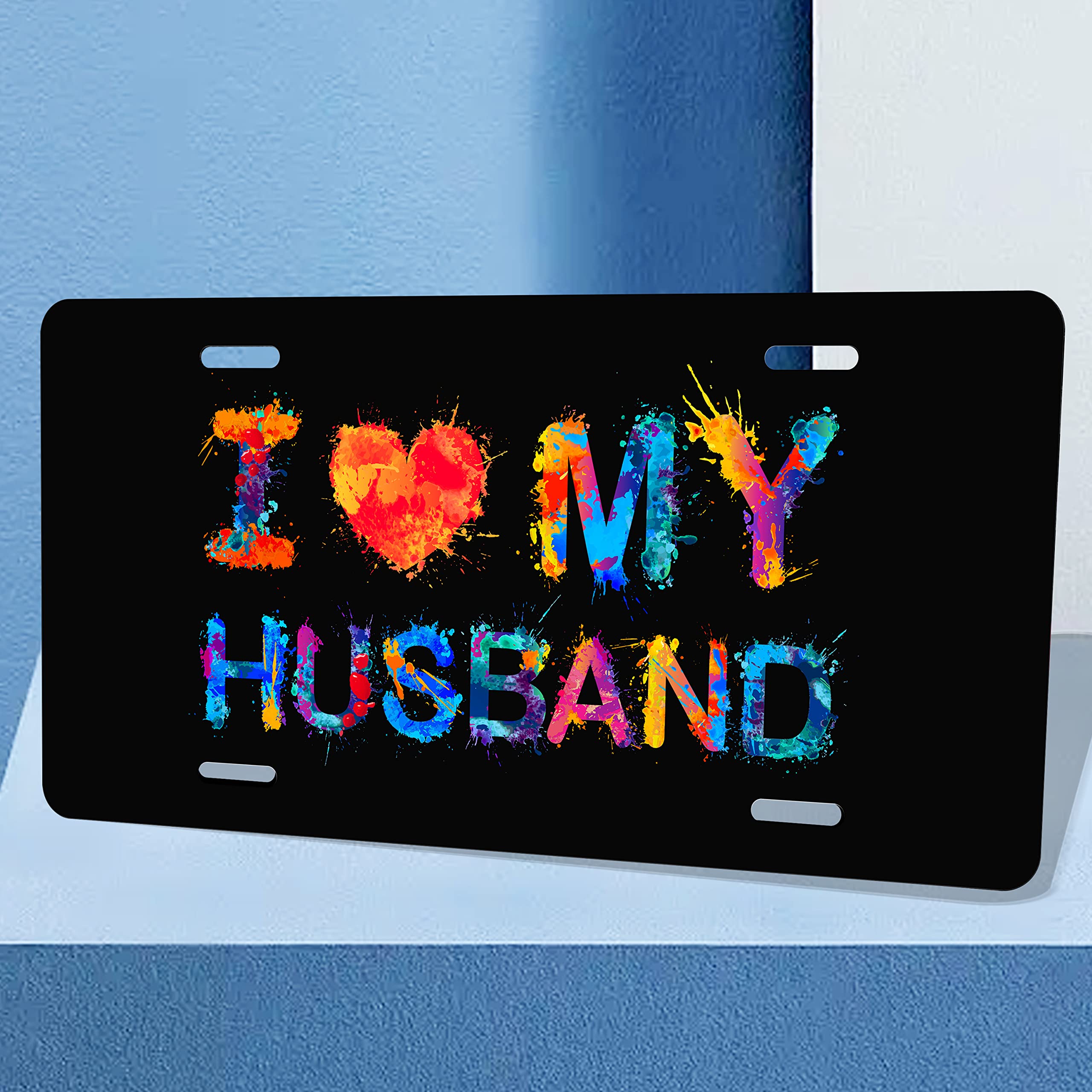 Plaque D'immatriculation Humoristique 'I LOVE MY COMPUTER' - Neuve