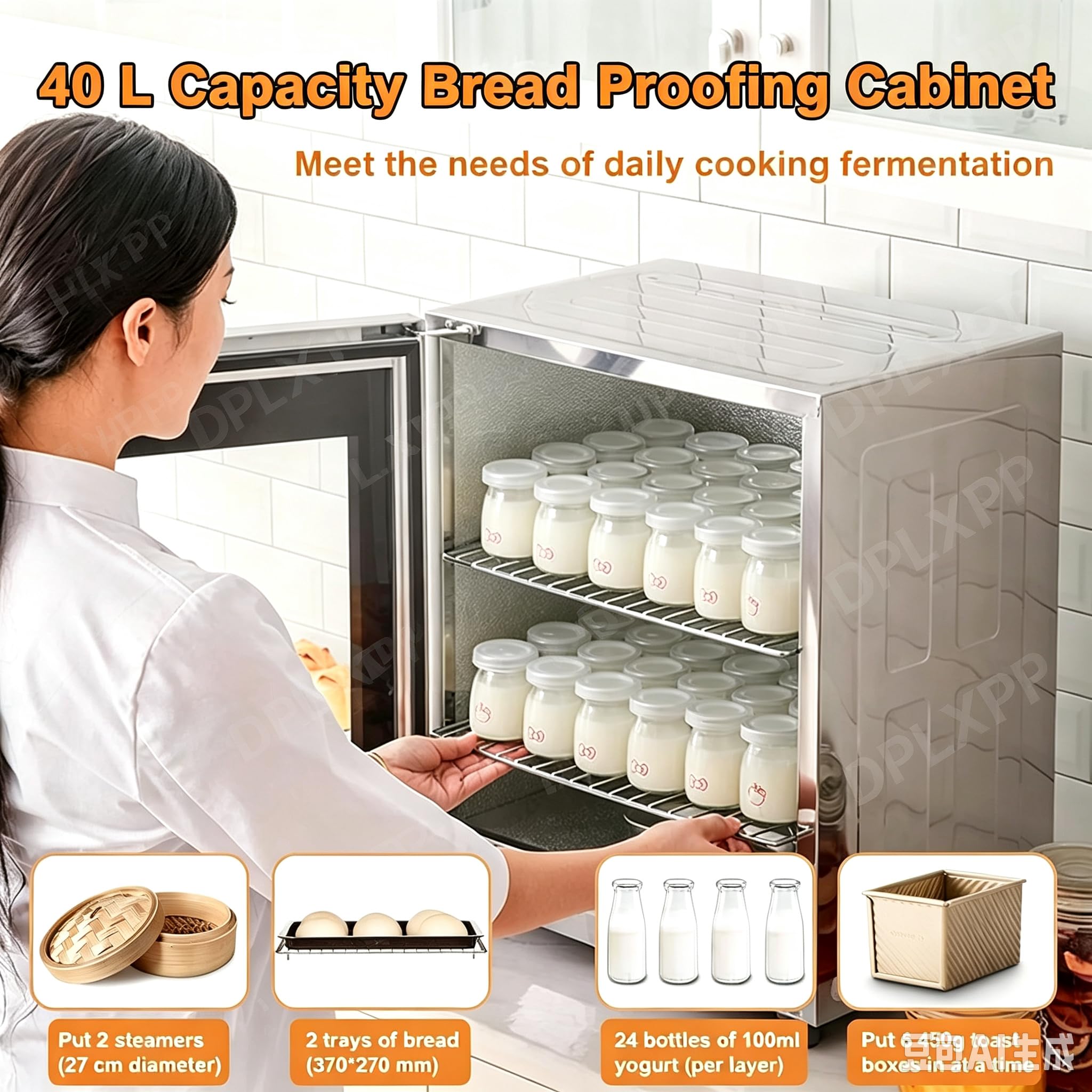 Cella Lievitazione Elettrica Impasto-Cella Lievitazione Domestica 40 Litri