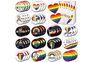 Pride Buttons and Stickers Bundle for Expression and Empowerment