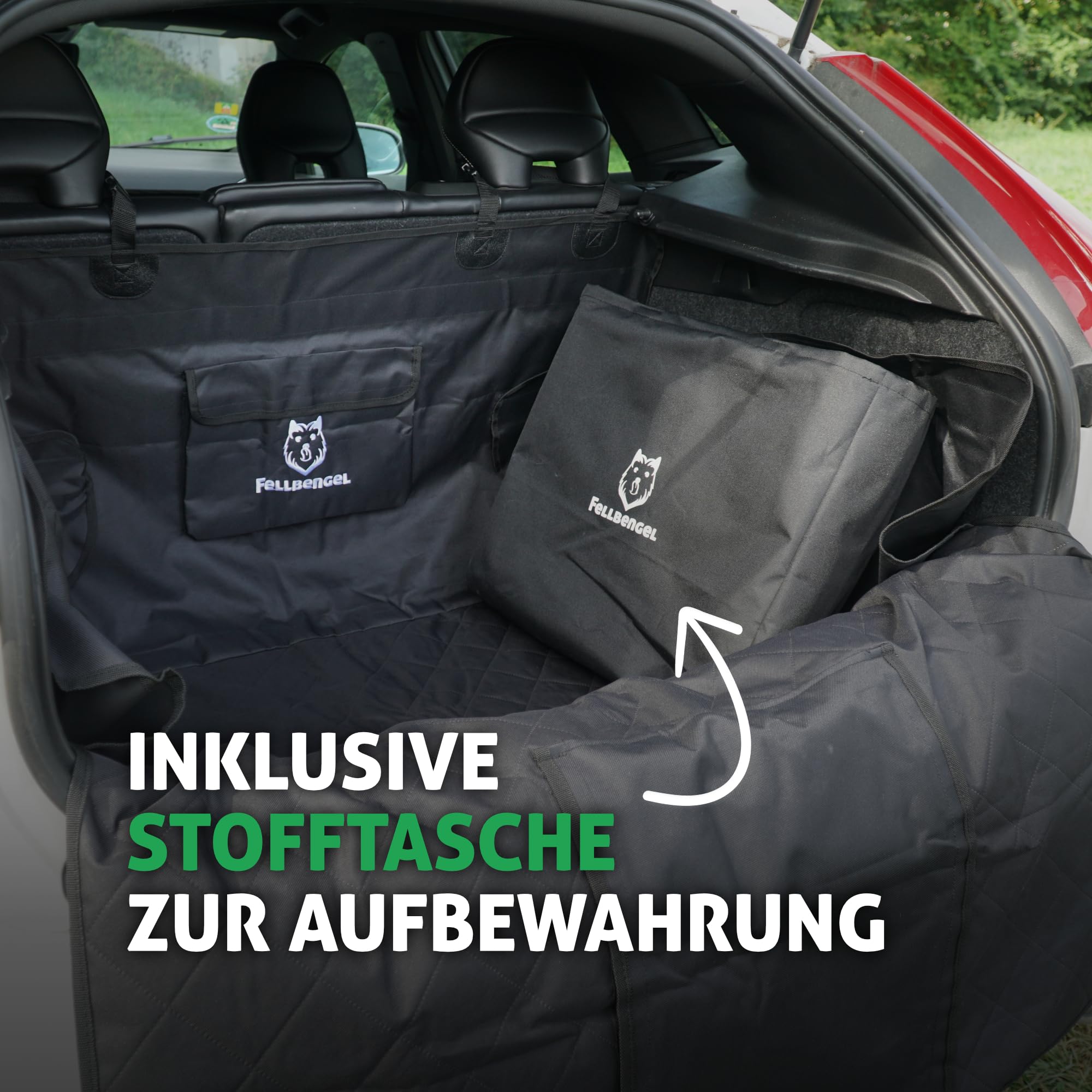 Hundetreppe Auto [mit einzigartiger Sicherheitsstufe] Hunderampe Auto klappbar - Einstiegshilfe Hund Auto - Hundetreppe große Hunde - Hundeleiter faltbar bis 60kg