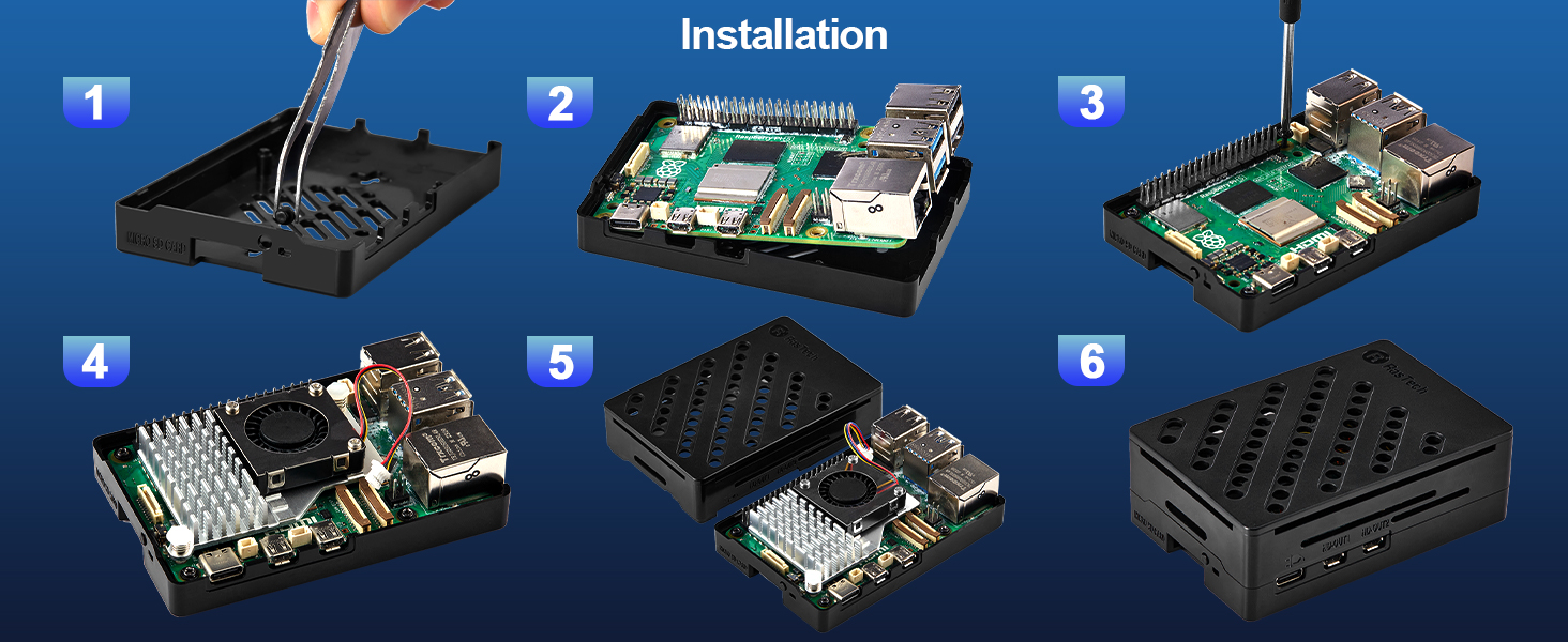 RasTech Raspberry Pi 5 16GB セット と 64GB Amazon.com: RasTech Raspberry Pi 5 16GB Kit 64GB Edition