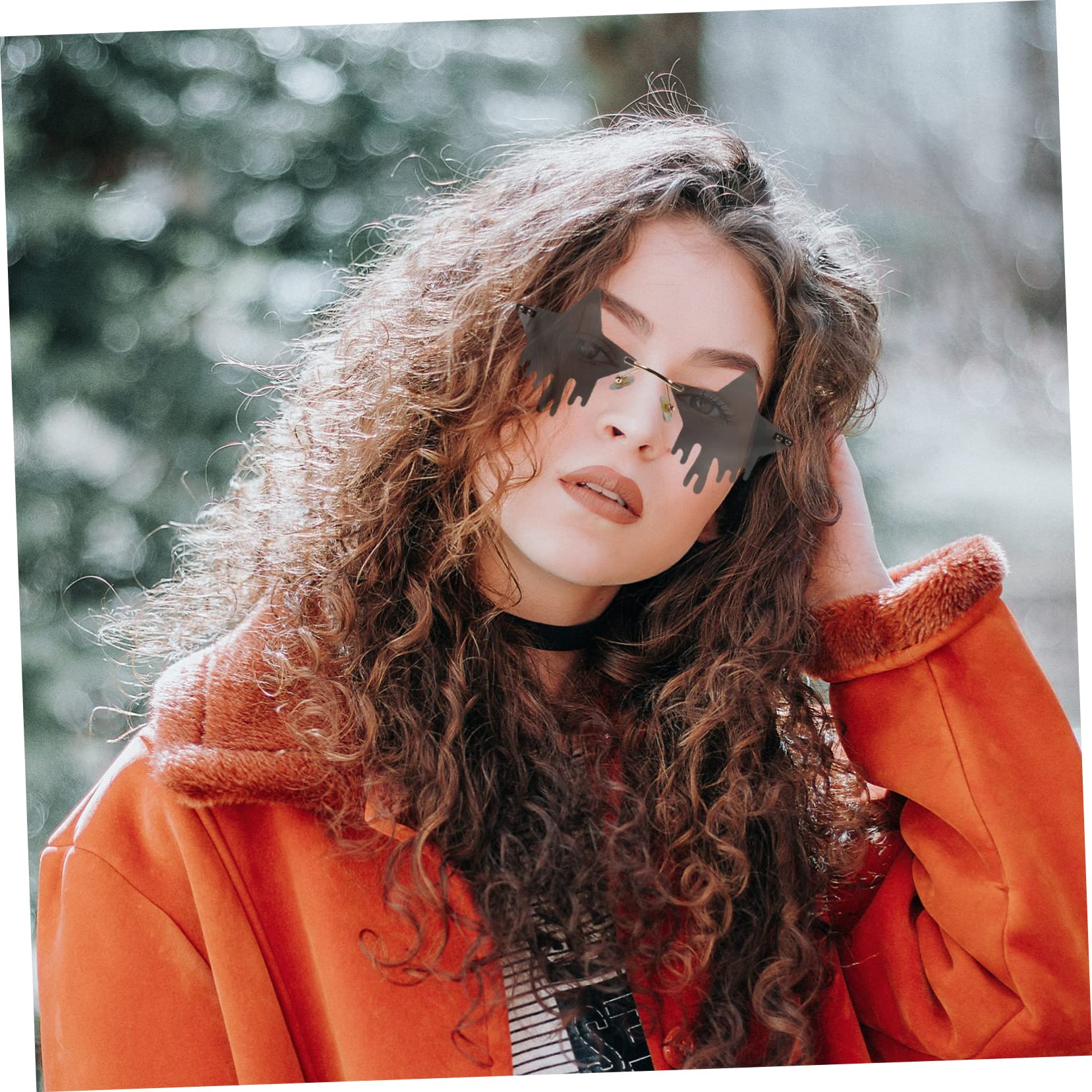 STOBOK 5paare Party Sonnenbrille Im Star-design Lustige Rahmenlose Sonnenbrille Für Feiern Festivals Und Leichte Strapazierfähige Accessoires Für Unvergessliche