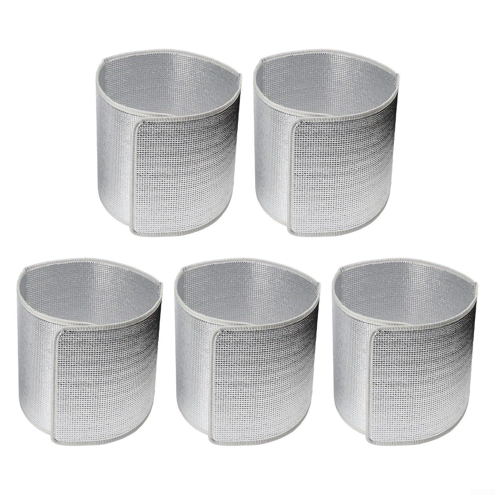Housse de protection thermique pot de fleurs extérieur isolant respirant amovible