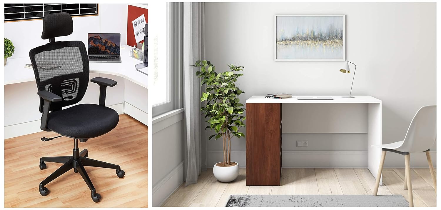 Amazon Brand Solimo Trance High Back Mesh Contemporary Office Chair