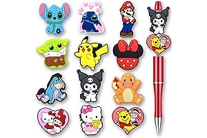 Cartoon Silicone Pen Making Charms
