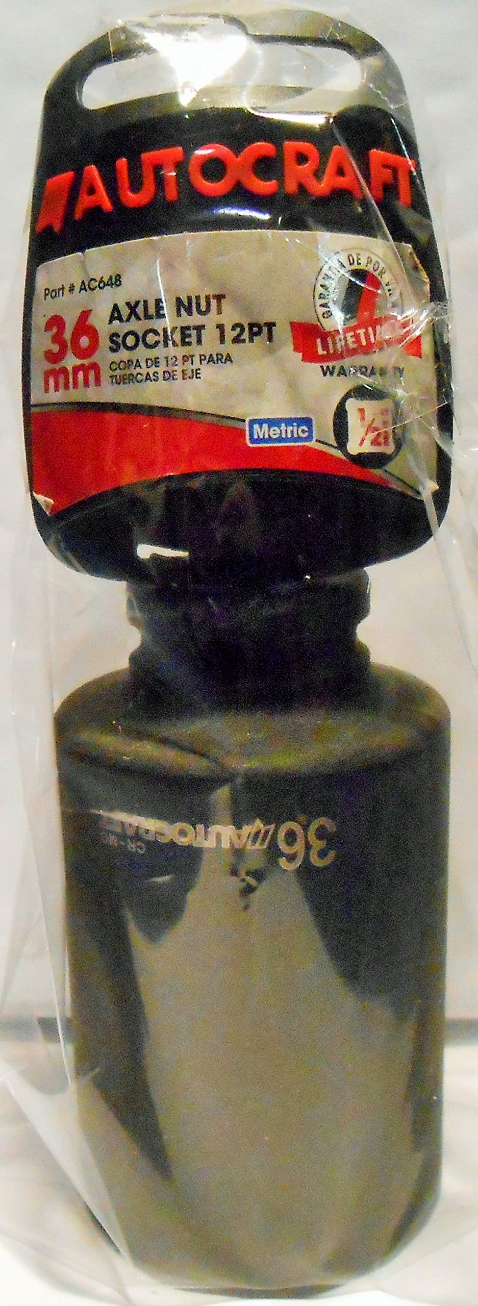 Autocraft36mm Axle Nut Socket 1/2 INCH Drive AC648