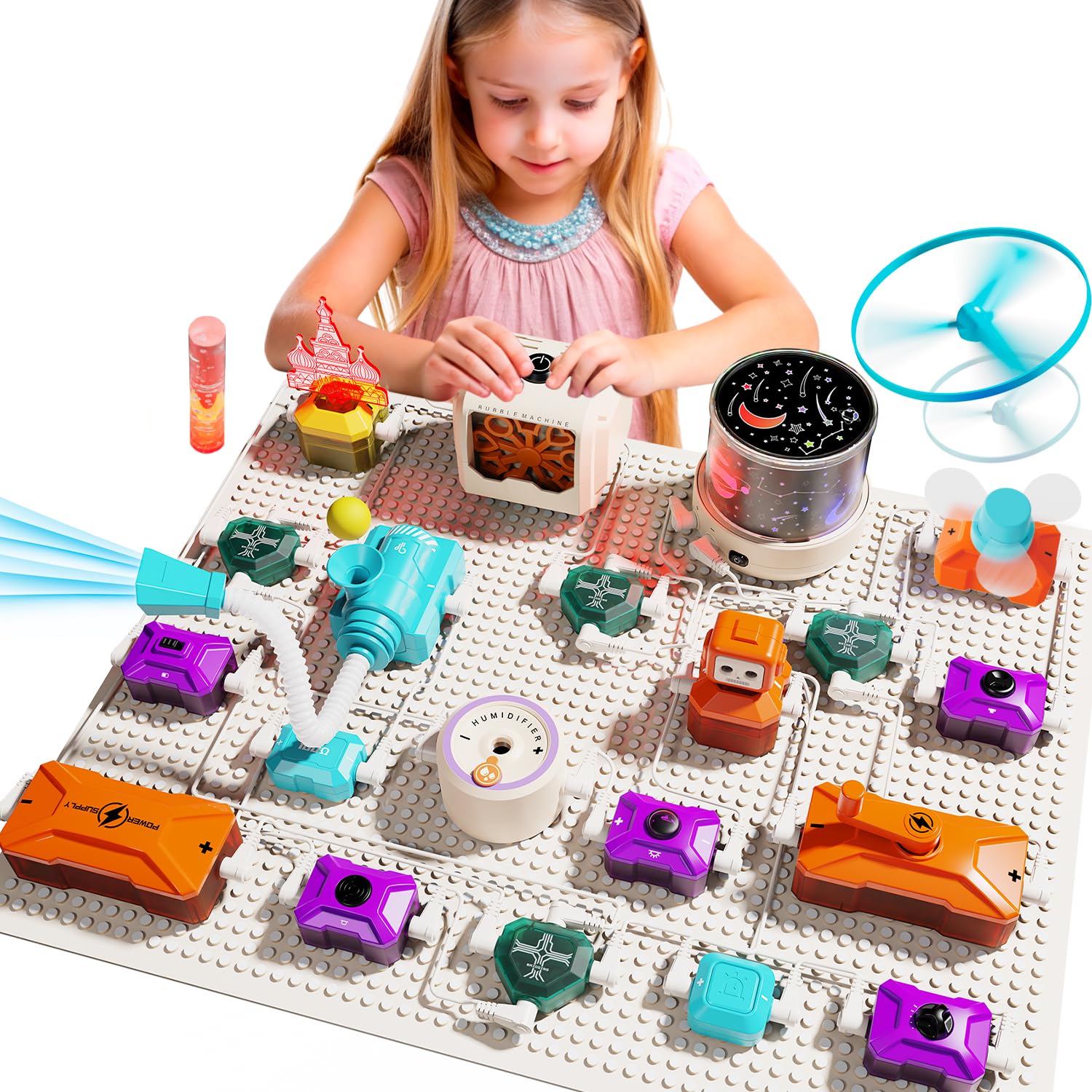 Bastelsets für Kinder, über 450 Projekte – Elektronik-Entdeckungssets, pädagogisches Elektronikspielzeug für Jungen und Mädchen, praktisches Technikspielzeug, für Geburtstage, Halloween