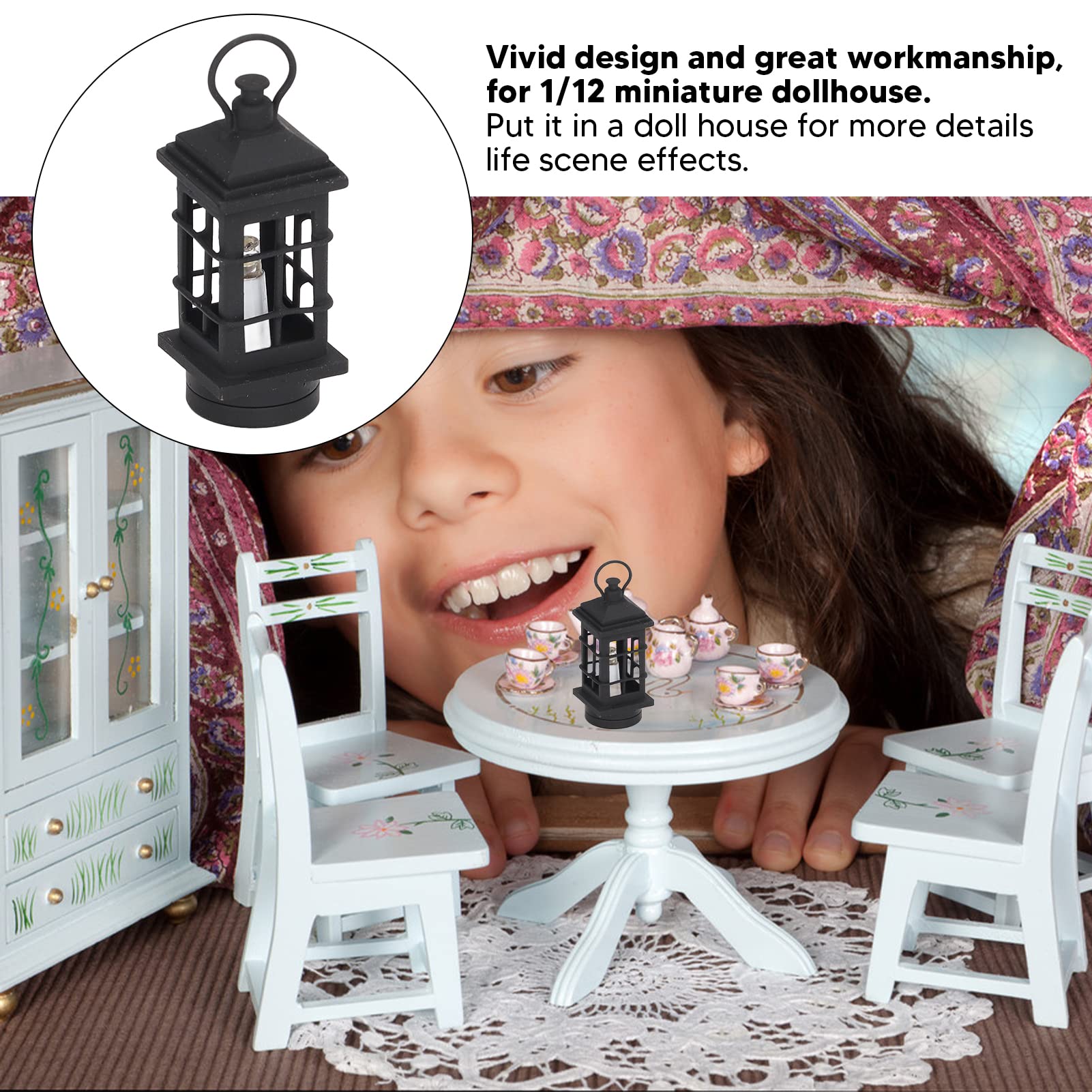 Giocattoli In Miniatura Casa Delle Bambole Mini Illuminazione - Foto 4