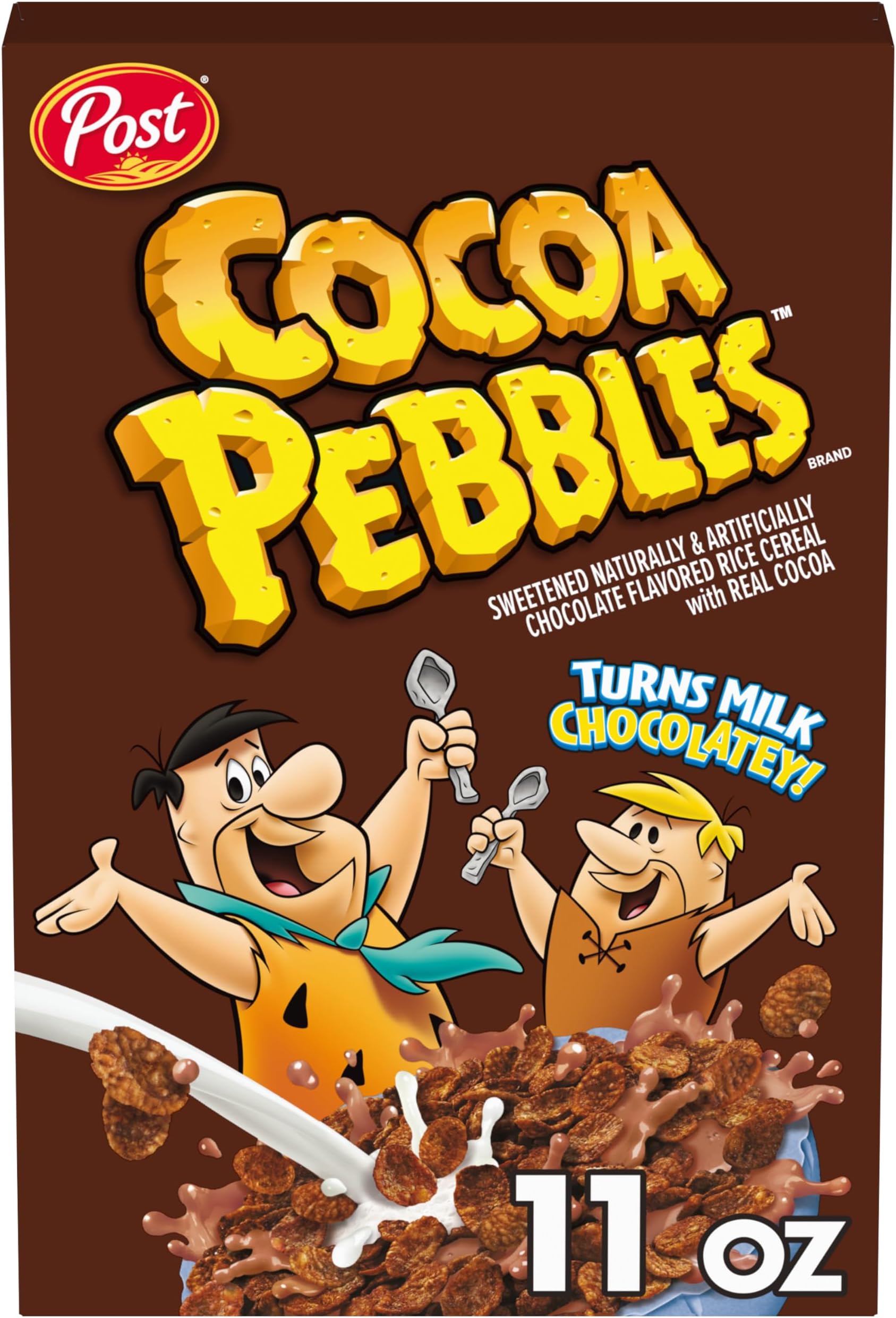 Post Cocoa Pebbles Rice Cereal with Real Cocoa 312g
